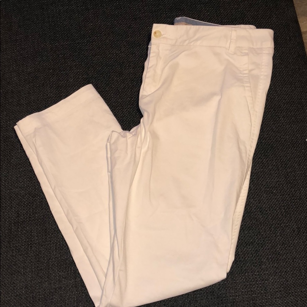 Banana Republic Ryan fit white pants